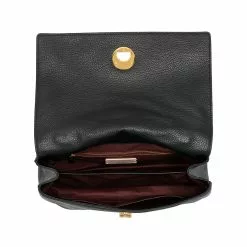 Coccinelle Liya Zwarte Leren Handtas E1MD0180101001 -Cheap Coccinelle Store e1md0180101001 5