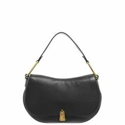 Coccinelle Magie Zwarte Leren Handtas E1MQF180301001