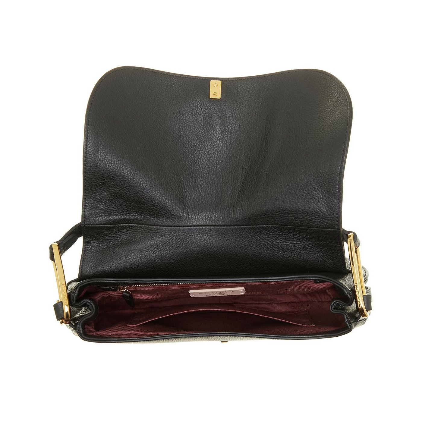 Coccinelle Magie Zwarte Leren Handtas E1MQF180301001 7 Coccinelle Magie Zwarte Leren Handtas E1MQF180301001 - Image 5