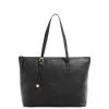 Coccinelle Gleen Zwarte Leren Shopper E1N15110201001 -Cheap Coccinelle Store e1n15110201001