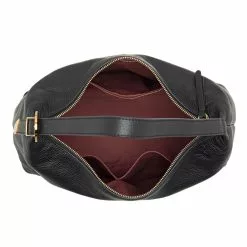 Coccinelle Gleen Zwarte Leren Schoudertas E1N15130301001 -Cheap Coccinelle Store e1n15130301001 4