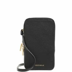 Coccinelle Flor Zwarte Leren Telefoontasje E5MI5270101001